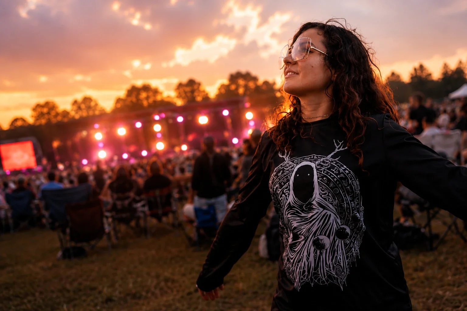 HVPPY community at a music festival